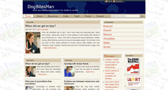 Desktop Screenshot of dogbitesman.net